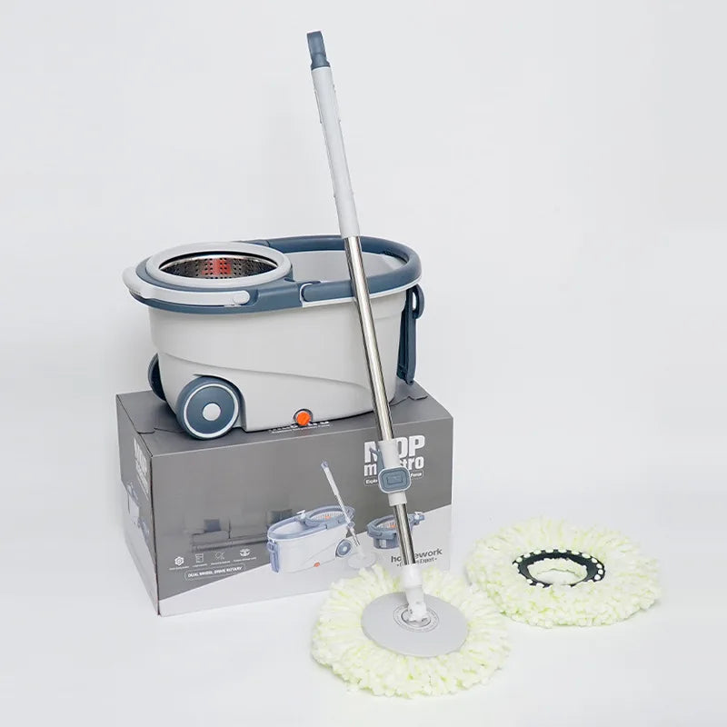Inttox-Balai à Franges en Microfibres avec Logo Personnalisé - Serpillière Magic Easy Tornado 360°