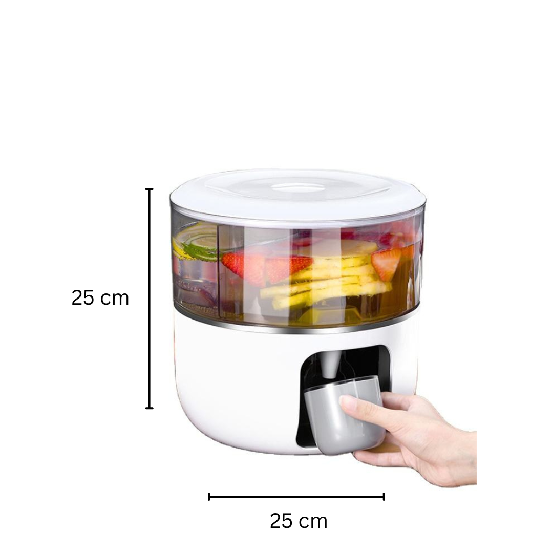 Inttox-Seau à Eau Personnalisé avec Robinet - Grand Seau à Boisson Froide