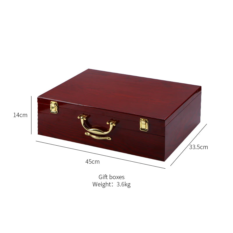 Inttox-🍽️ Ensemble de Couverts – 72 Pièces (Cuillère, Fourchette, Couteau) – Vaisselle Dorée Élégante ✨