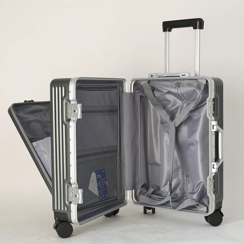 Inttox-✨🧳 Valise de Voyage Tout en Aluminium