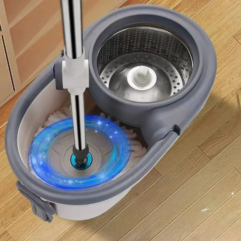 Inttox-Balai à Franges en Microfibres avec Logo Personnalisé - Serpillière Magic Easy Tornado 360°