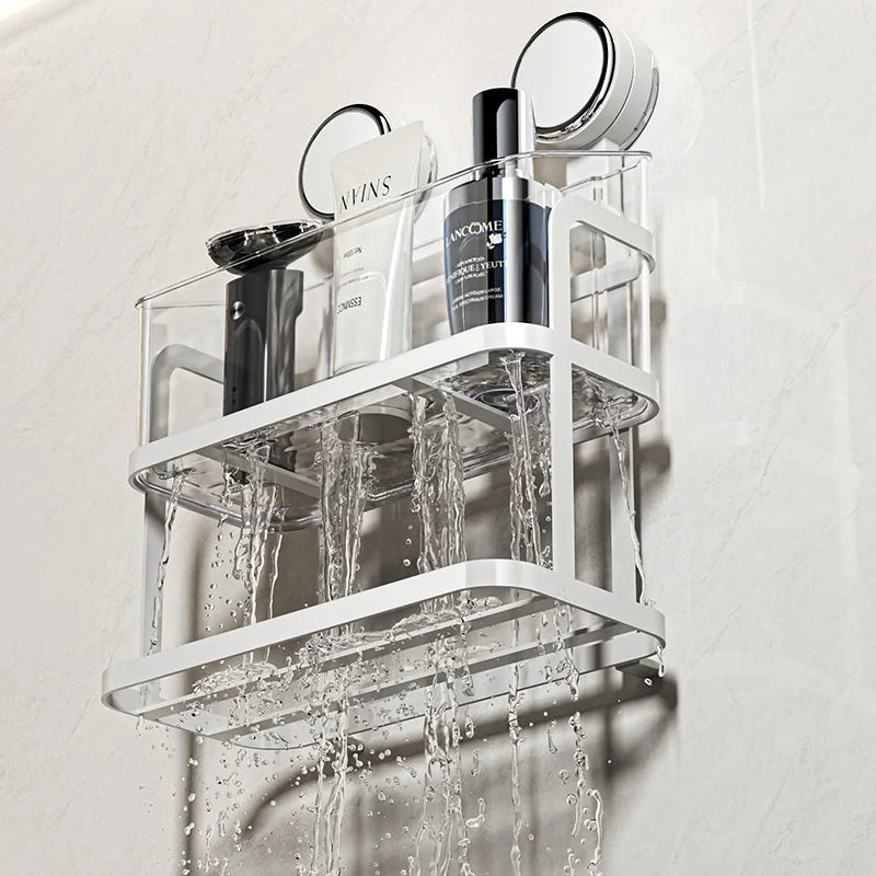 Inttox-Support Mural Sans Poinçon Multi-Usages 🛠️ | Porte-Papier & Rangement Fer Art 🧼✨