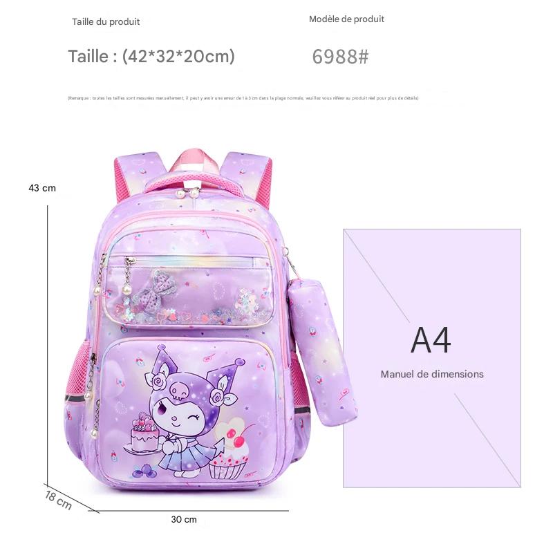 Inttox-🎒💧 Sac à dos scolaire étanche 17 pouces