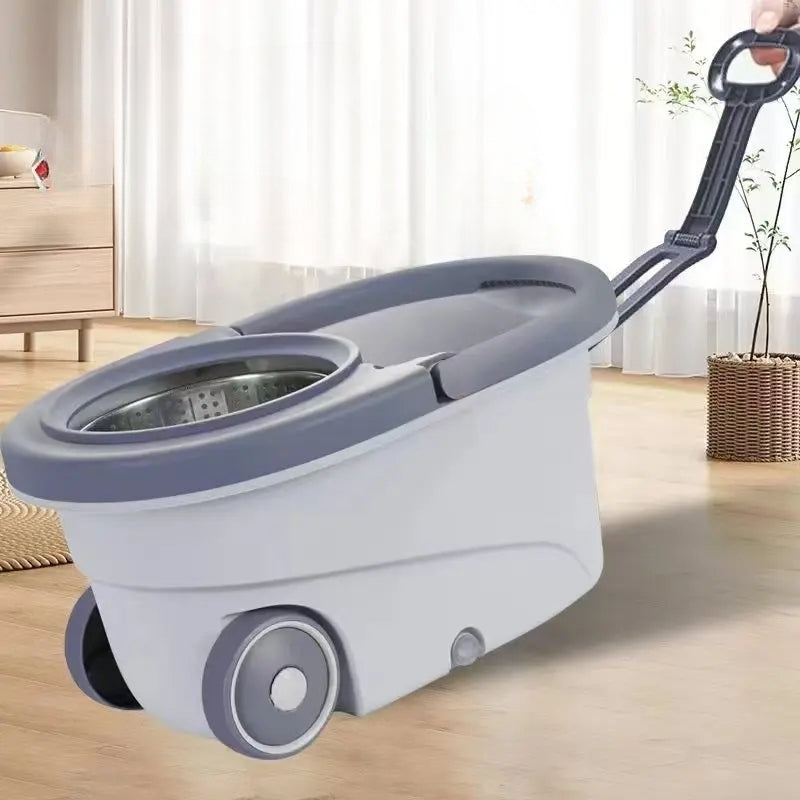 Inttox-Balai à Franges en Microfibres avec Logo Personnalisé - Serpillière Magic Easy Tornado 360°