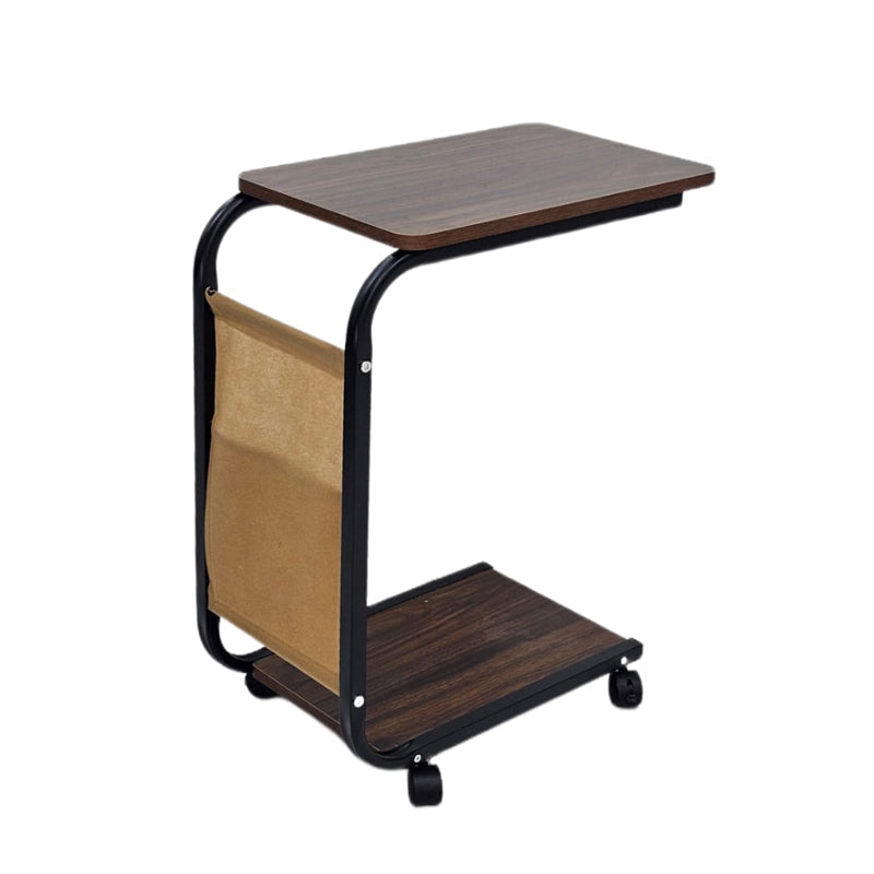 Inttox-🛋️📚 Table d’Appoint en Forme de C – Pratique, Élégante & Gain de Place ☕