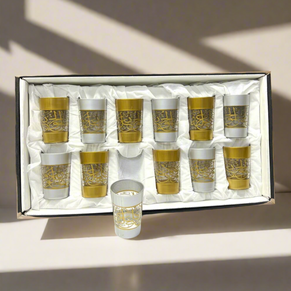 Inttox-✨ Ensemble de 12 Verres à Thé Orientaux☕