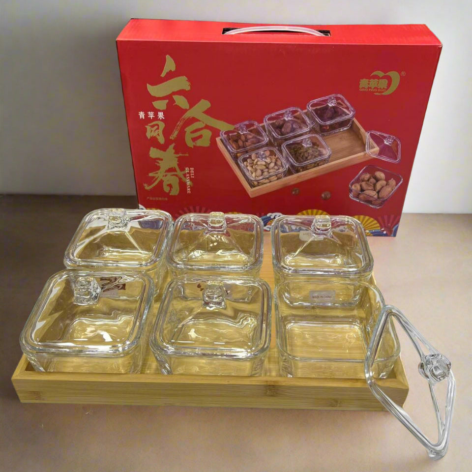 Inttox Boîte à Fruits Transparente avec Couvercle - Élégance et Praticité