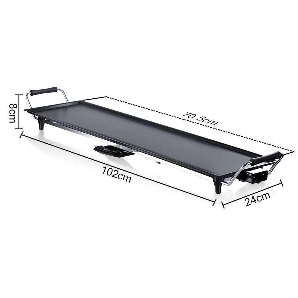 Inttox-Barbecue Électrique RAF – Portable, Antiadhésif, Sans Fumée