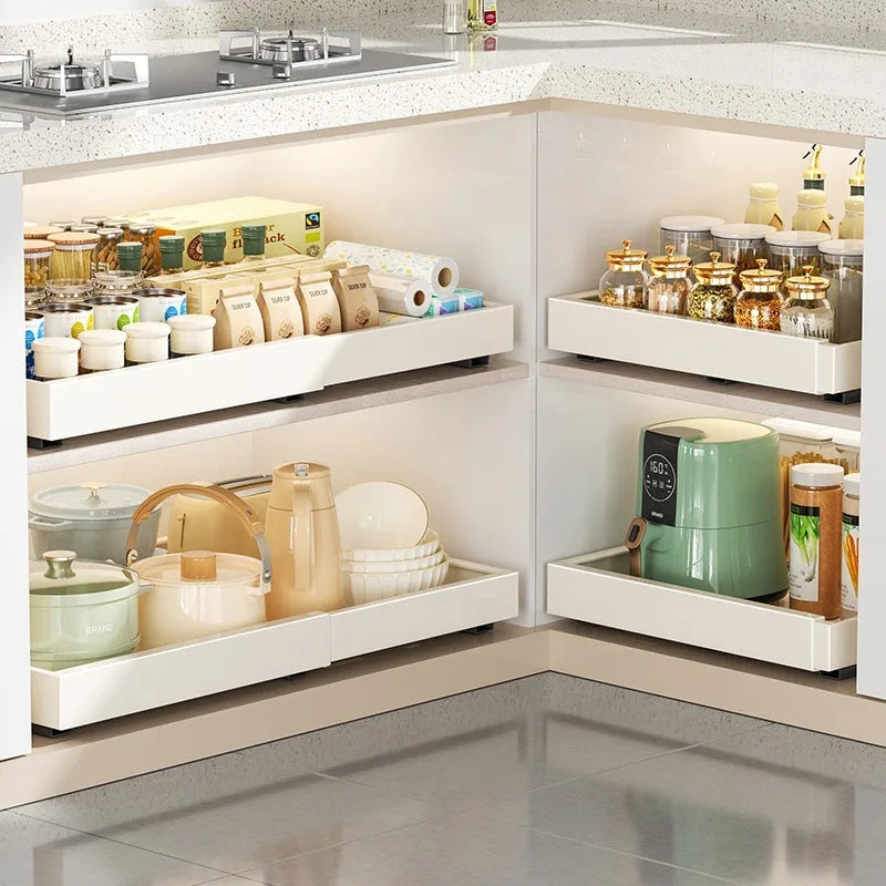 Inttox-Armoire Nervurée T1 pour Organisation et Rangement de Cuisine