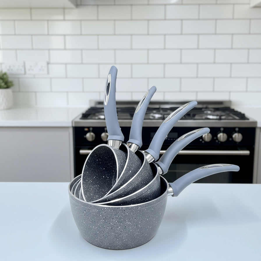 Inttox-🍳 Ensemble de casseroles effet pierre