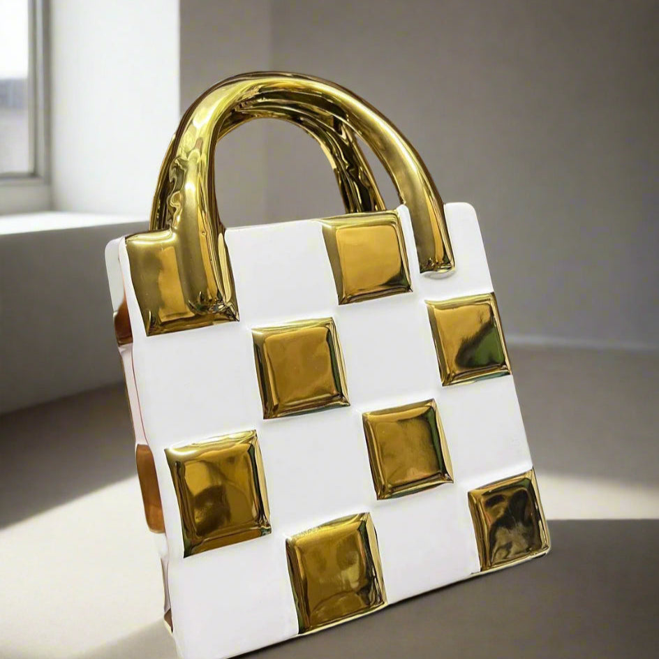Inttox-👜✨ Vases en Céramique "Luxury Handbag🌿🌟