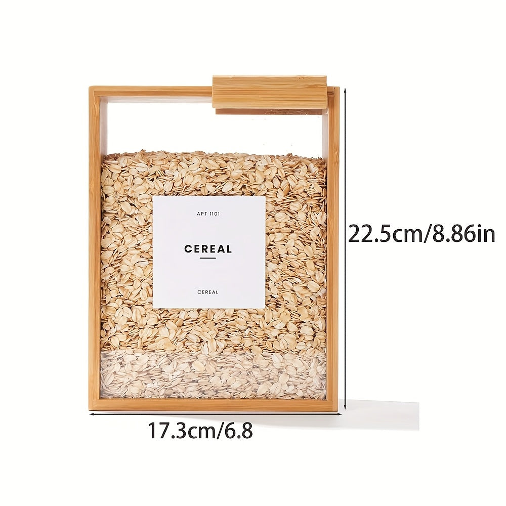 Inttox-🍚✨ Distributeur de Nourriture en Bambou