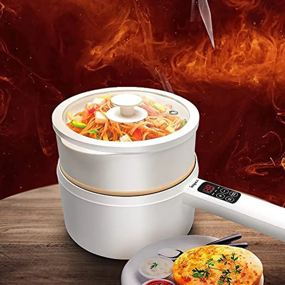 Inttox-⚡ Marmite Électrique Multifonction – Cuisinez Tout en Un ! 👩🍳