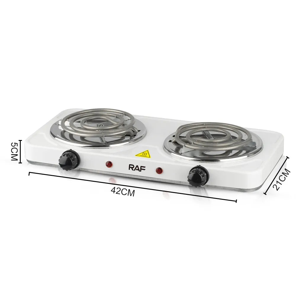 Inttox-Cuisinière à Induction Double RAF – 5 Vitesses, Multi-Usage, Sans Gaz