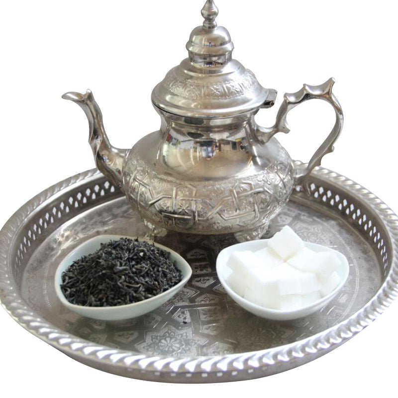 Inttox-🍵 Théière Orientale en Métal Gravé – Élégance & Tradition ✨