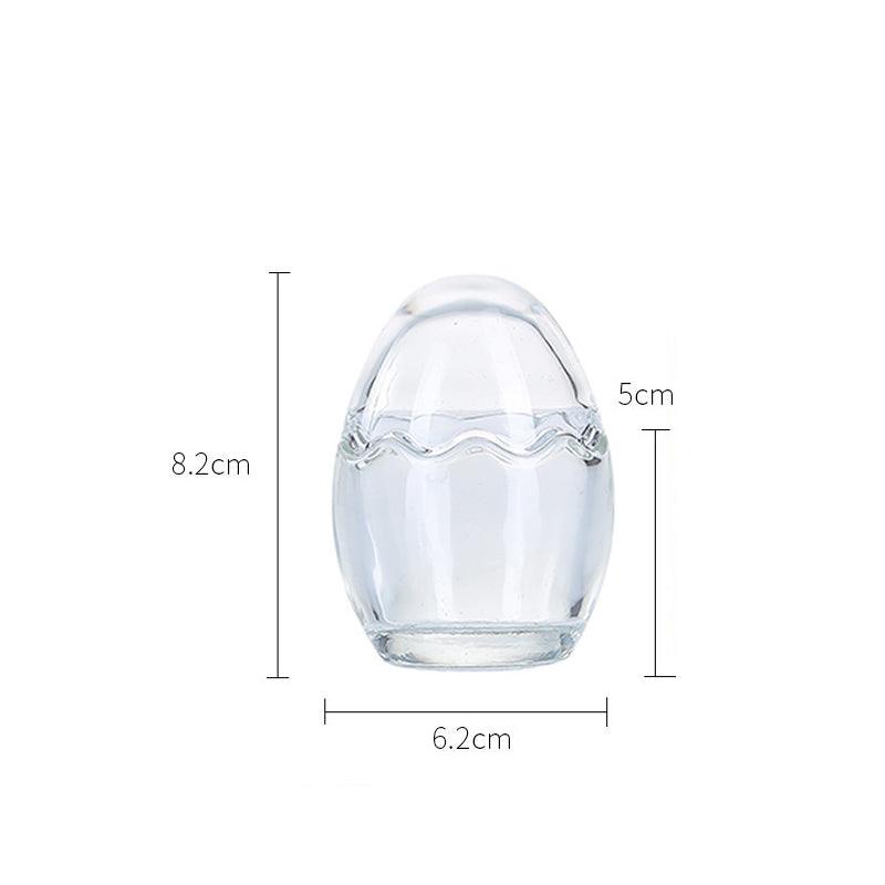 Inttox- Tasse à Pudding en Coquille d'Œuf en Verre sans Plomb - Inttox