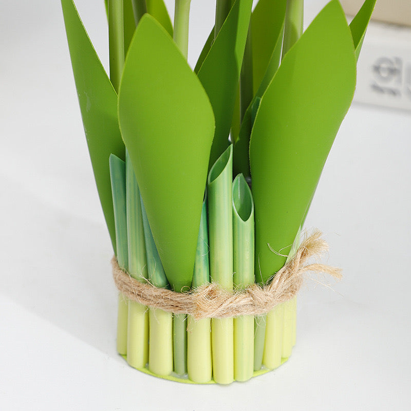 Inttox-đ· Bouquet de Tulipes Artificielles 7 TĂȘtes