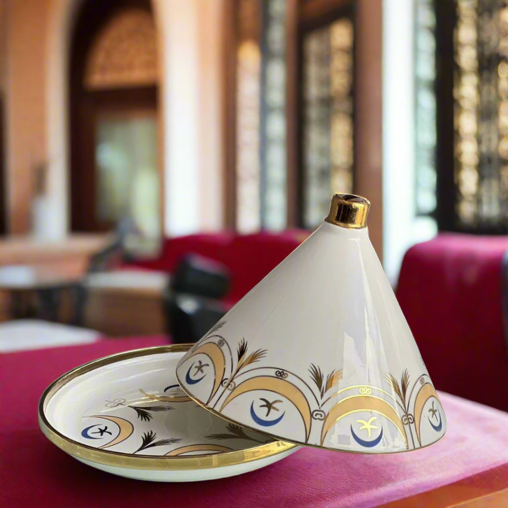 Inttox-🌟 Tajine Marocain Coloré en Céramique Inttox 🍽️✨