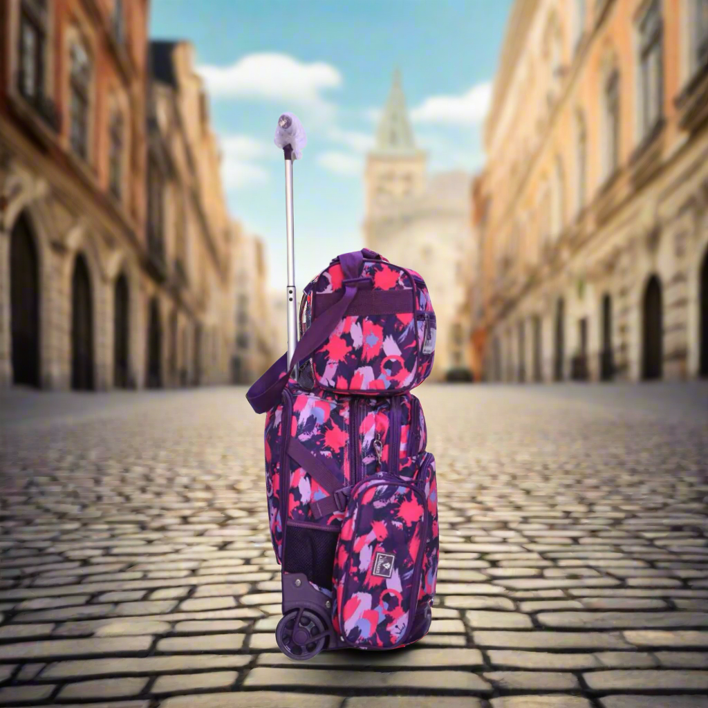 Inttox-🎒❄ Ensemble sac à dos à roulettes 3 pièces