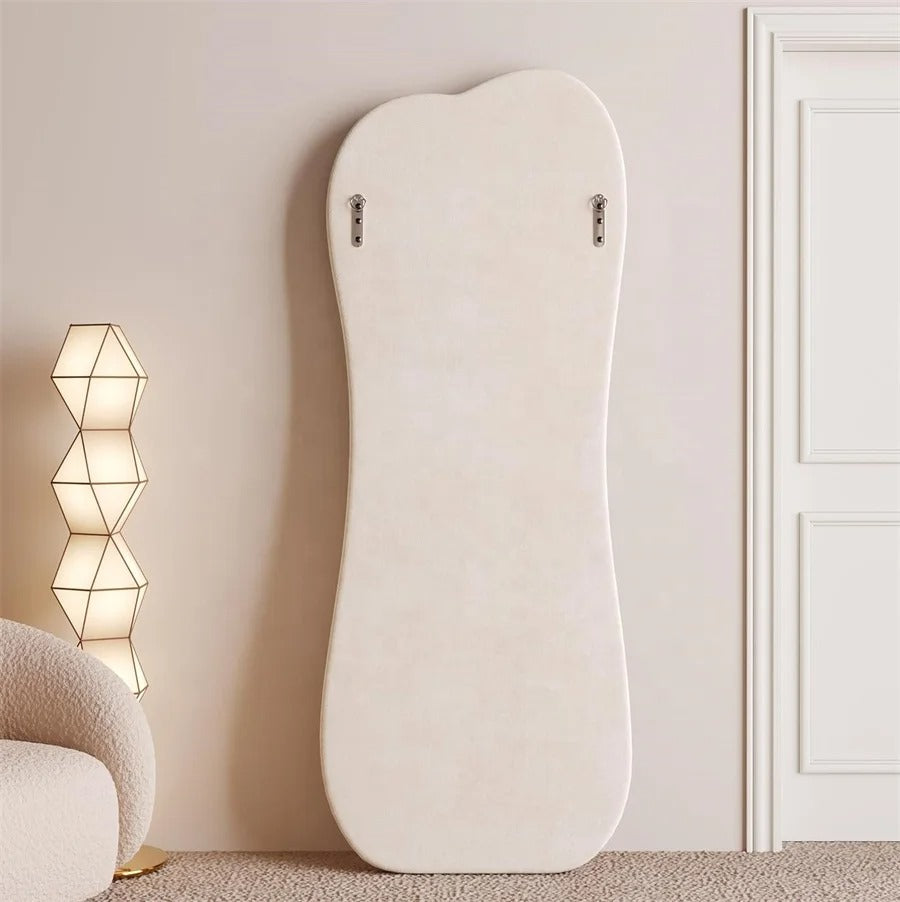 Inttox-🪞✨ Grand Miroir Ondulé Irégulier Pleine Longueur 🛋️🌊