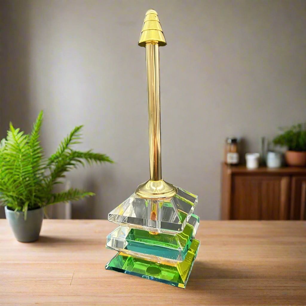 Inttox-🌿💎 Bouteille de Parfum Rechargeable en Verre Cristal – 12ml ✨🌸