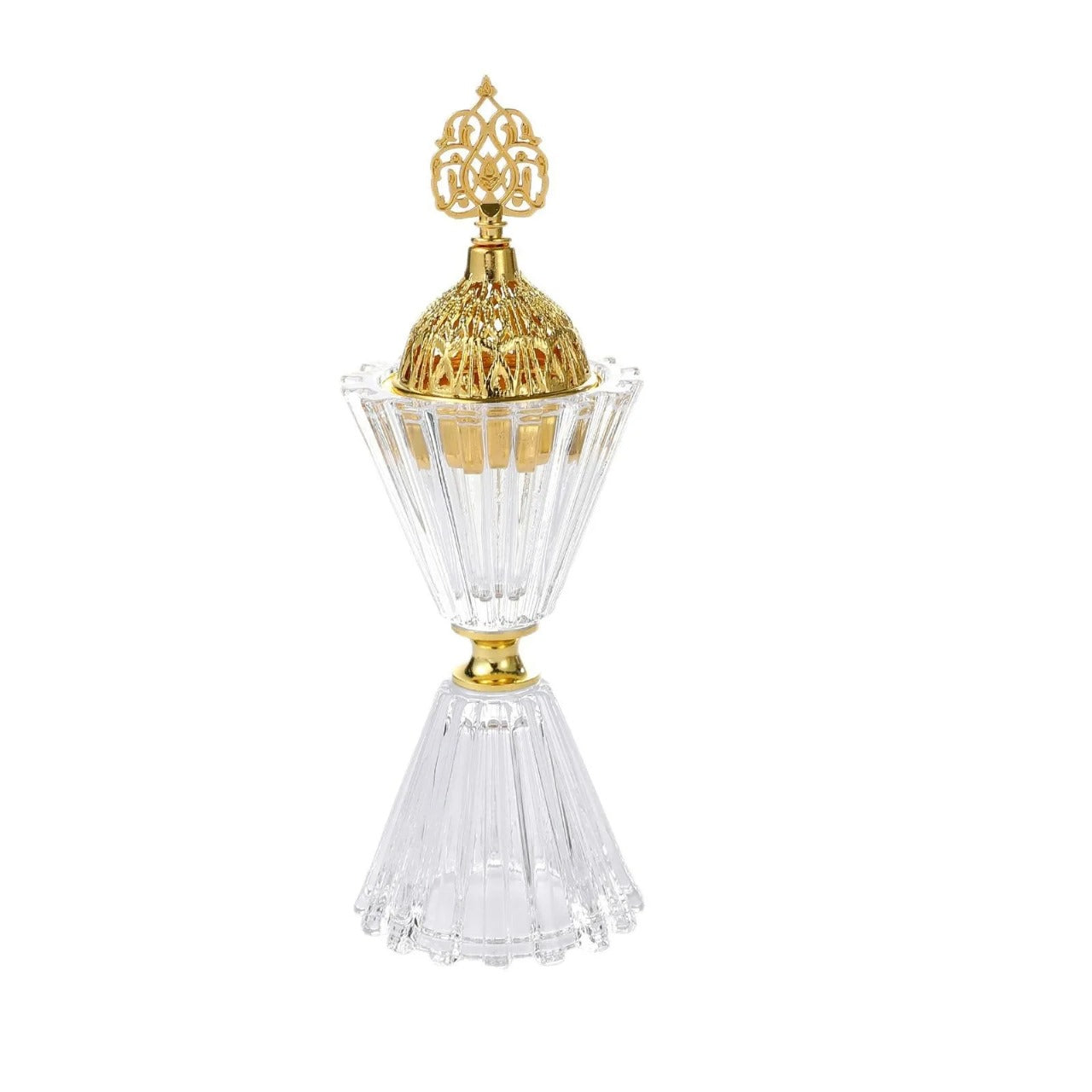 Inttox-💎🌹 Bouquet de Cristal Diffuseur d’Aromathérapie & Chandelier Arabe 🕌 | Porte-Encens Décoratif pour Maison ✨🕯️