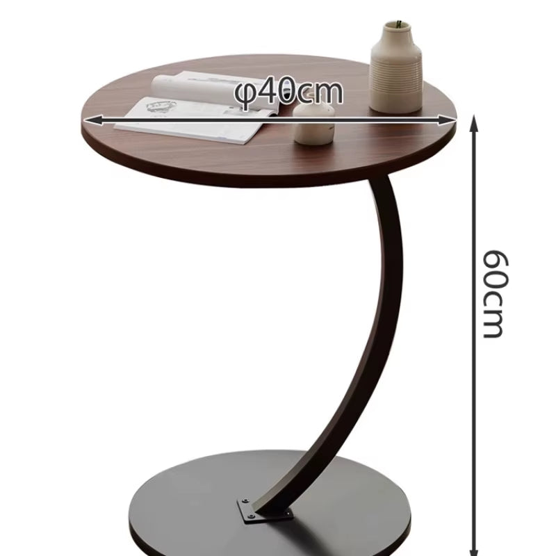 Inttox-🛋️✨ Table Basse Ronde de Luxe – Mini Table Mobile et Élégante 🌟🏡