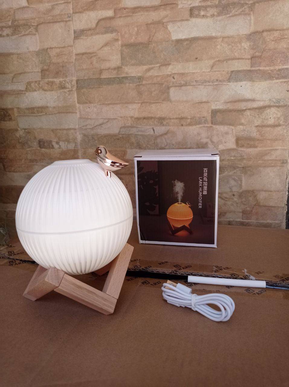 Inttox-Diffuseur Ultrasonique USB 330ml - Ambiance Rafraîchissante & Aromathérapie - Inttox