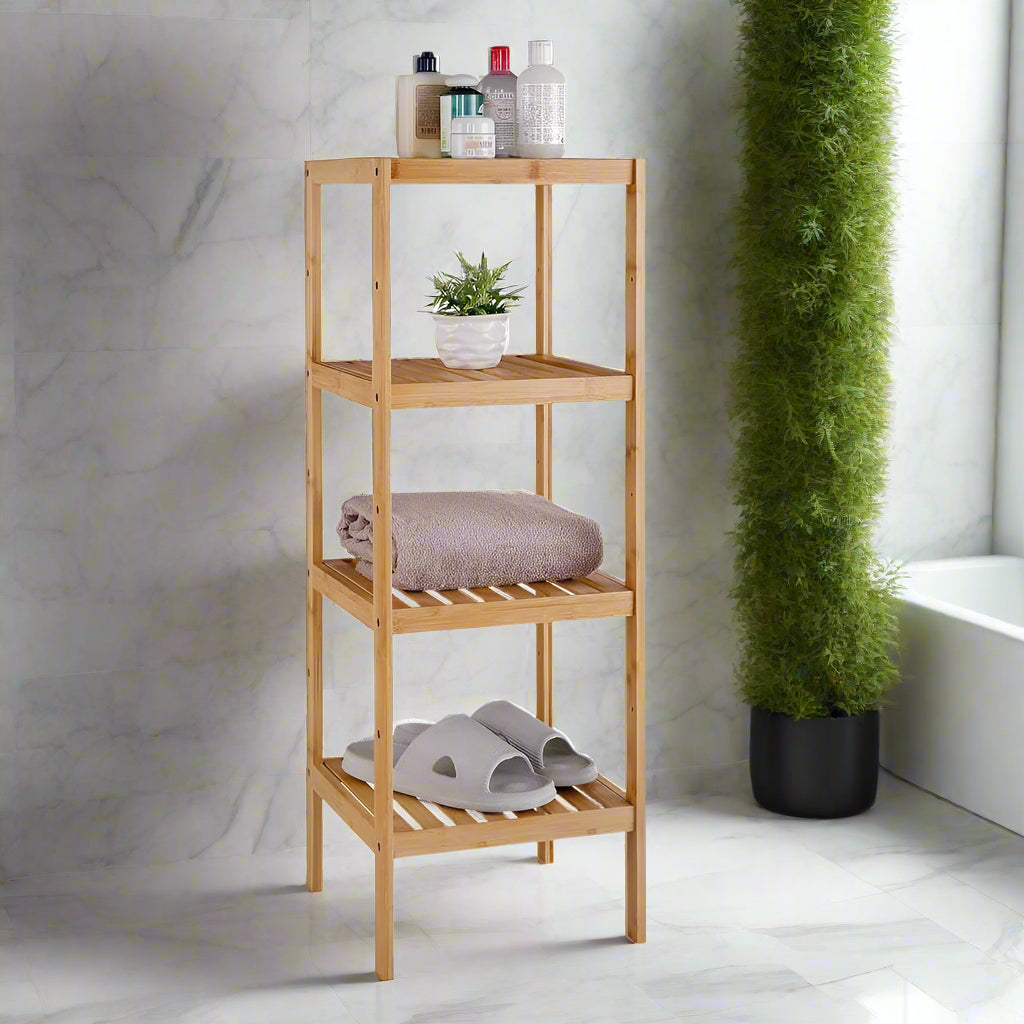 Inttox-🌿 Support d’affichage de plantes en bambou Inttox