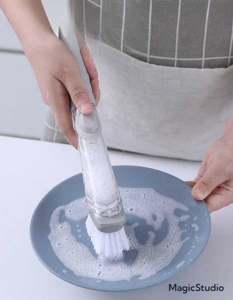 Inttox-Brosse à vaisselle et évier Romanelli 2 en 1 avec distributeur automatique