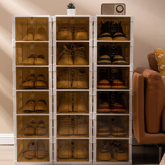 Inttox-Organisateur de Chaussures Pliable 6 étagère