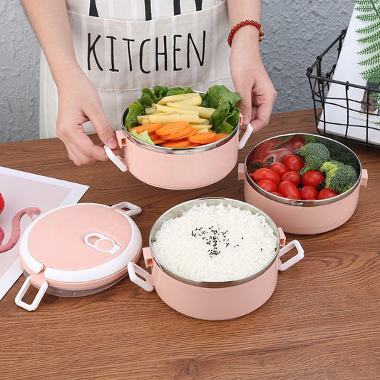 Inttox-🍱 Boîte à Lunch Thermique en Acier Inoxydable ✨