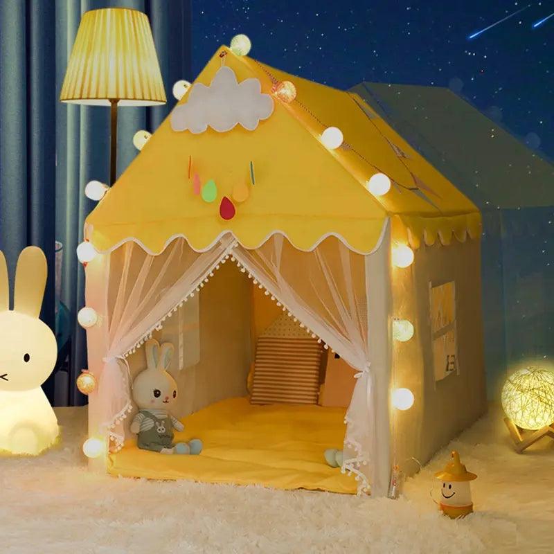 Inttox-Tente de jeu Tipi pour enfants – Château pop-up d'intérieur