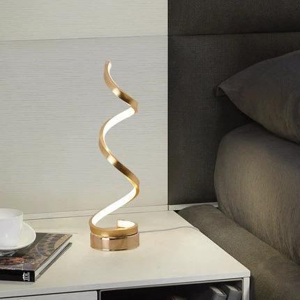 Inttox-Lampe de Table en Spirale Minimaliste Moderne - Inttox