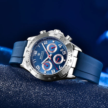 ⌚ BENYAR – Montre de Sport pour Hommes 🏋️ | Chronographe à Quartz ⏱️ | Acier Inoxydable 🔩 | Étanche 30M 💧 | Style Moderne & Élégant