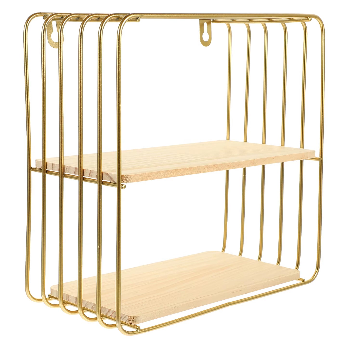 Inttox-Étagère Murale Nordique en Fer 🖤 – Déco & Rangement