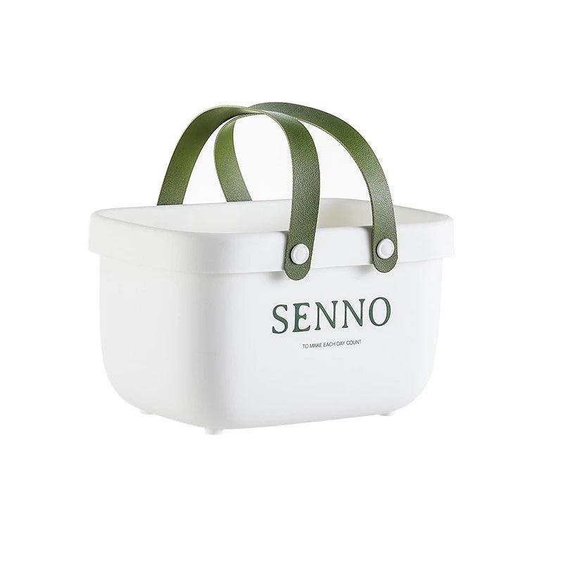 Inttox-Panier de Rangement Portable pour Salle de Bain