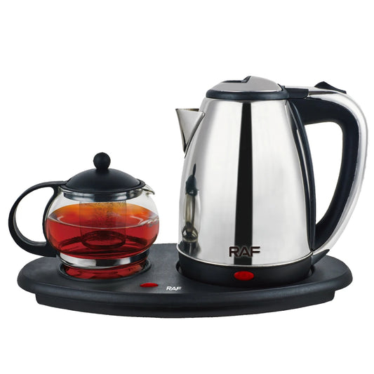 Inttox-☕🍵  Ensemble Électrique avec Théière en Verre et Infuseur
