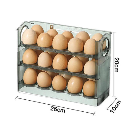 Inttox-Boîte de Rangement d'Œufs Rotative à 30 Grilles - Inttox