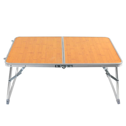 Inttox-🏕️ Table de Camping Pliable en Bambou