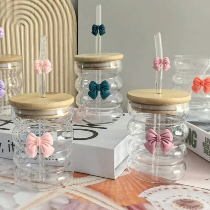 Inttox-🍹✨ Tasse en Verre à Bulles Multicolore 6 piece