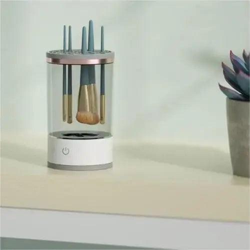 Inttox- Machine à laver USB électrique pour brosse de maquillage avec sèche-linge