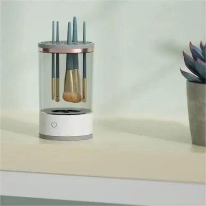 Inttox- Machine à laver USB électrique pour brosse de maquillage avec sèche-linge