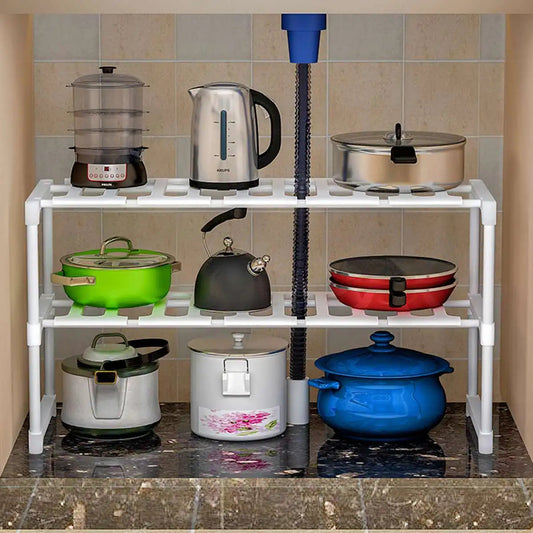 Extensible Sous-Évier Organisateur - Cuisine et Salle de Bain