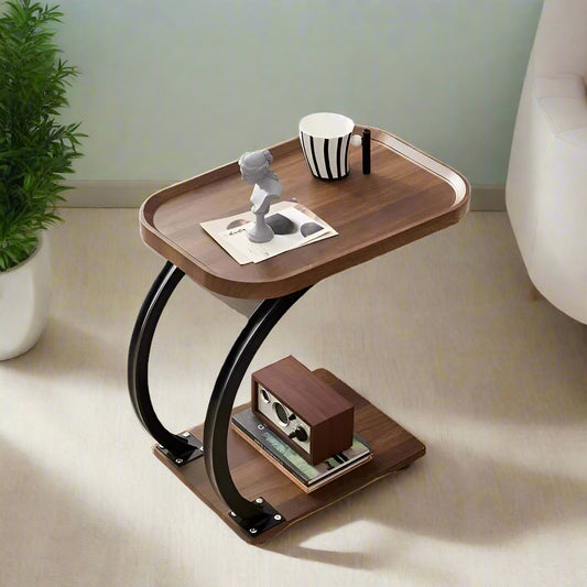 Inttox-🪑✨ Petite Table d'Angle Mobile de Luxe – Élégance Fonctionnelle 🛋️📦