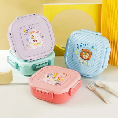 Inttox-🍱 Boîte à Déjeuner Enfant Motif Dinosaure 🦖🎒