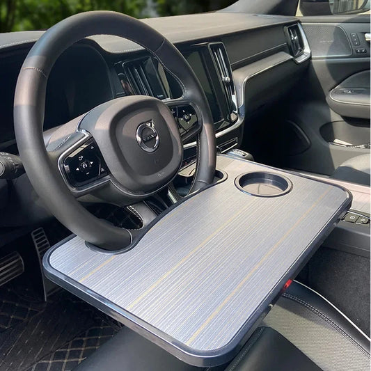 Inttox- Table à Manger Portable pour Volant 🍽️ – Plateau Multifonction pour Voiture