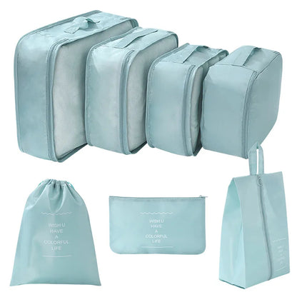 Inttox-🎒🧳 Ensemble de 7 Sacs de Voyage – Organisation Totale pour Vos Bagages ✈️💼