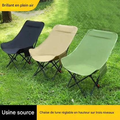 Inttox-🌙🪑  Chaise Pliante Moon Portable