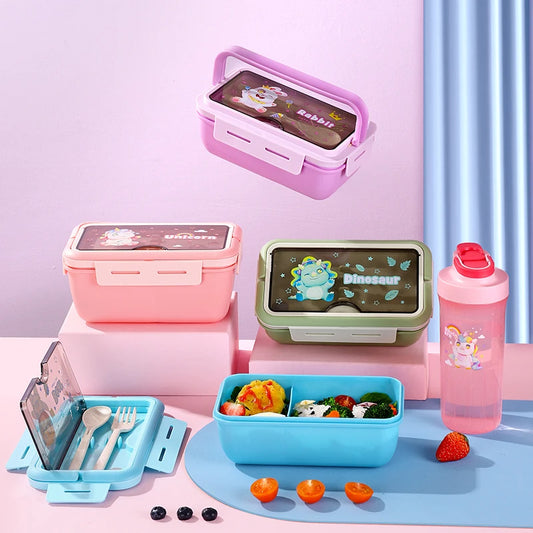 Inttox-🍱 Boîte à Bento Enfant  🎒